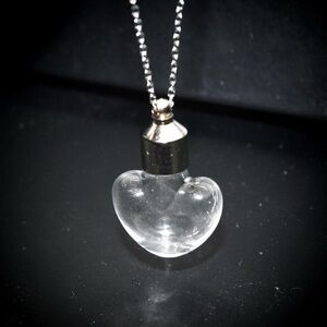 Heart Shaped Bottle Necklace
